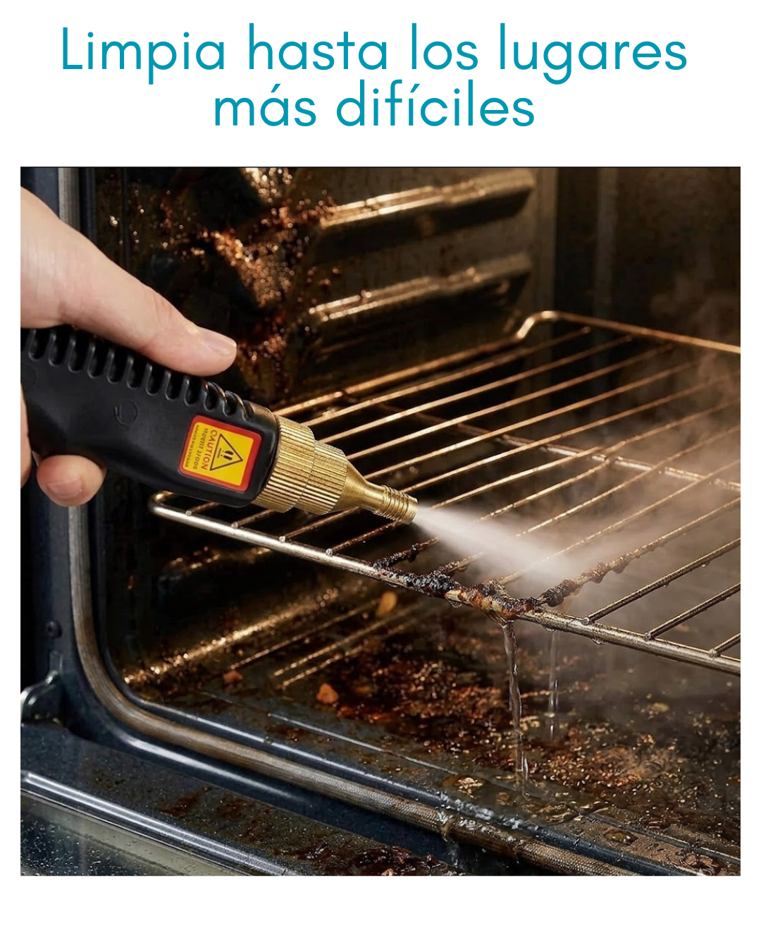 🔥 Limpiador a vapor de alta potencia: Saca la grasa y desinfecta sin esfuerzo