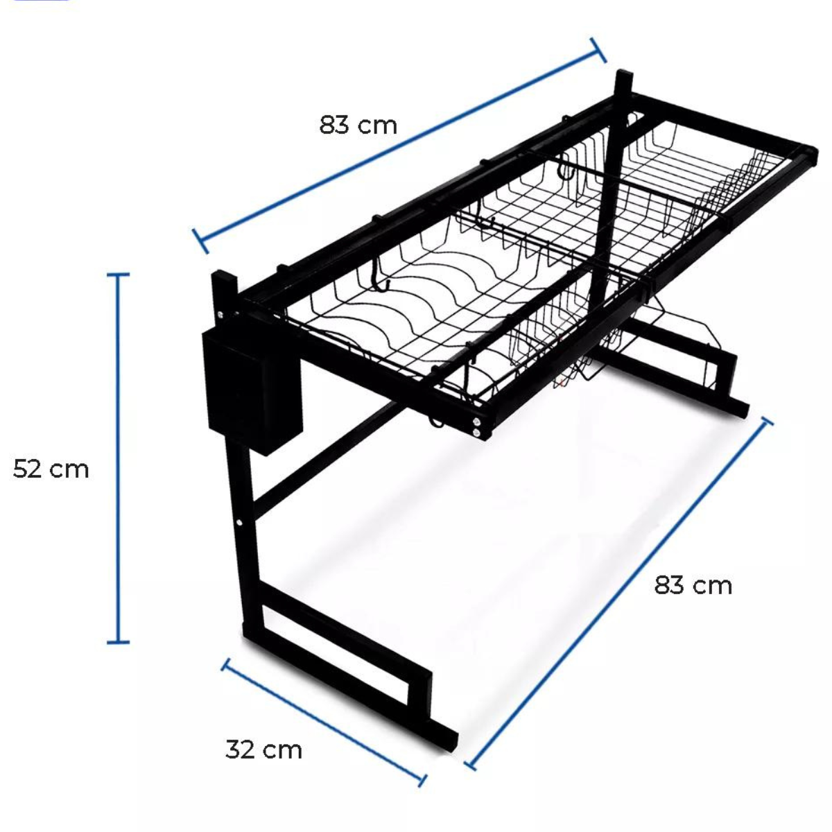 Secador de platos en altura