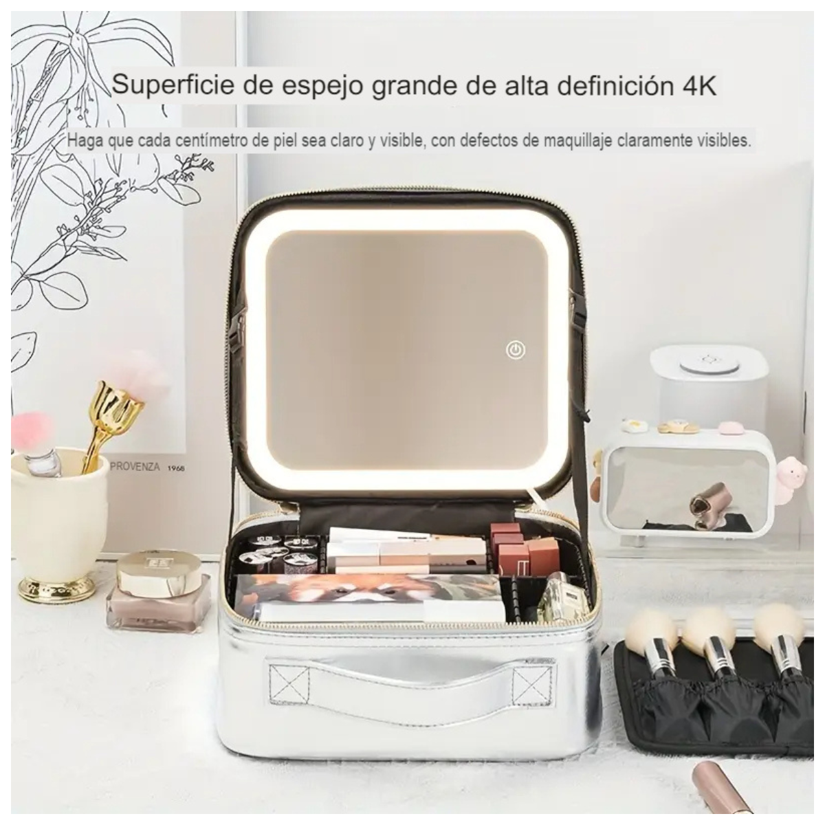 Cosmetiquero con Espejo Luminoso