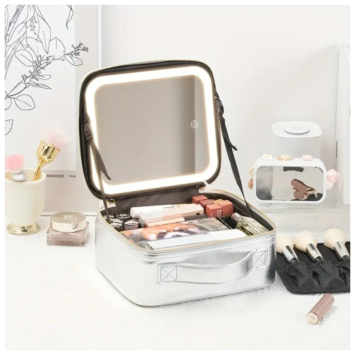 Cosmetiquero con Espejo Luminoso