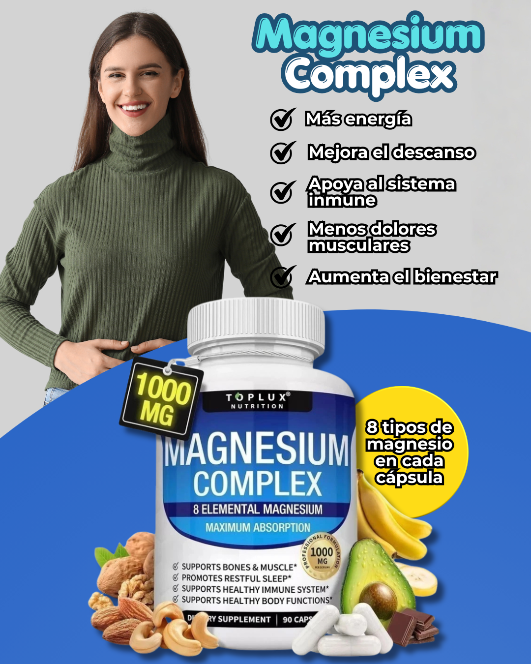 Magnesium Complex, más energía y bienestar en tu vida
