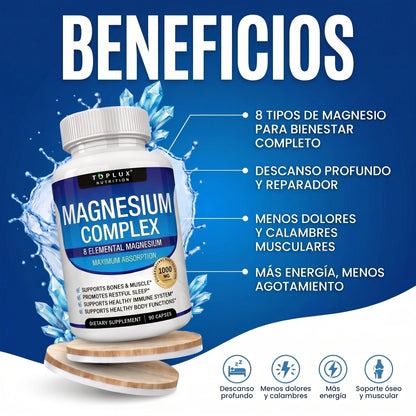 Top Lux Magnesium Complex - 2 frascos x $29.990💪🏼 Descubre el poder del magnesio