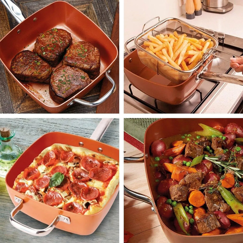 Olla, Sartén y Freidora ¡Todo en uno!