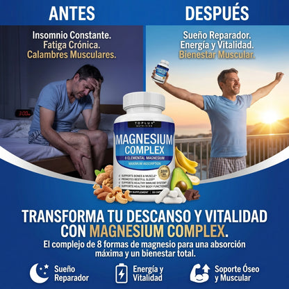 Top Lux Magnesium Complex - 2 frascos x $29.990💪🏼 Descubre el poder del magnesio